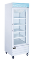 cooler - GDM - 1 door - 28" - Omcan / 50036 - white cabinet - 4 shelf - casters - European controller and compressor - 115v/3a - N