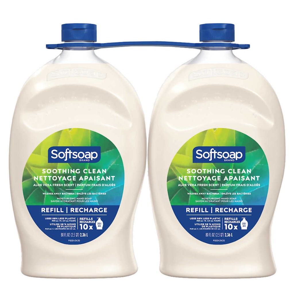 LIQUID - HAND SOAP - for bulk fill dispensers - Soft Soap - 2.37L / jug - pkg/2