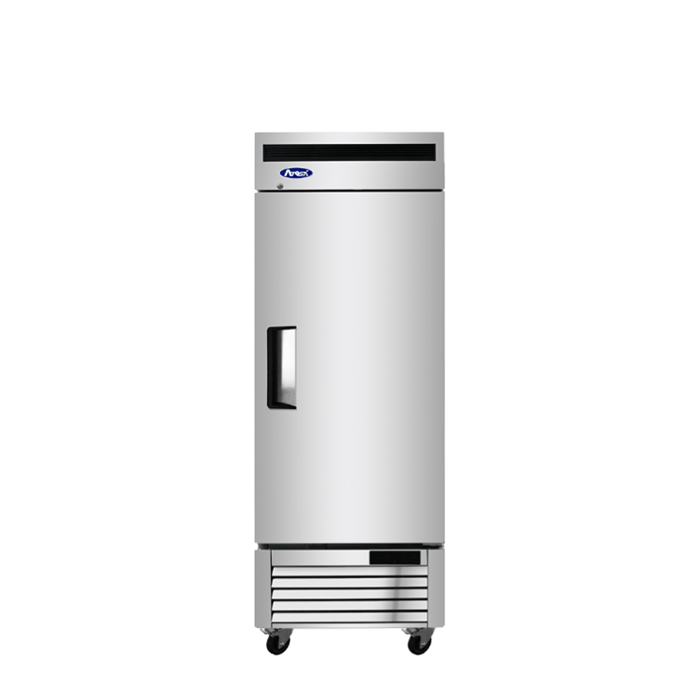 freezer - SOLID / 1 door - 27" - Atosa / MBF8501GR - stainless cabinet - 3 shelves - casters - 120v/2.1a - N