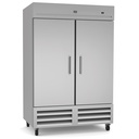 freezer - SOLID / 2 door - 54" - Kelvinator / KCHRI-54-R2DFE - 6 shelf - casters - 1hp - 120v/9a - N