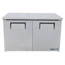 under counter - cooler - 2 door - 60" - Atosa / MGF8403GR - 2 shelf - casters - 120v/3a - N