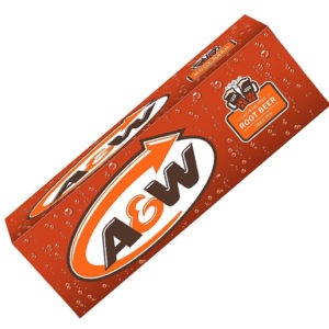 soda - A&W - ROOTBEER - 355ml - case/12