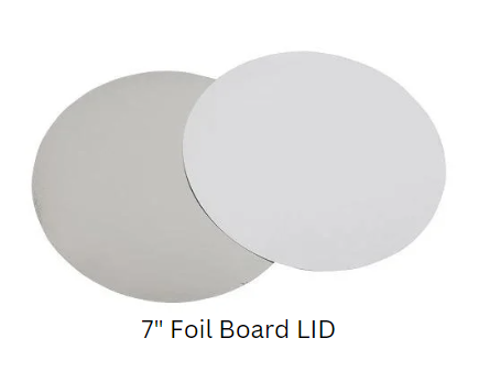 foil board LID - ROUND - 7'' - HD - case/500