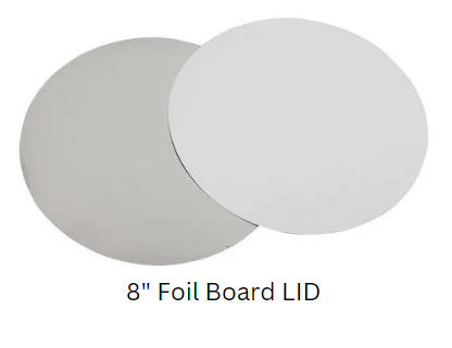 foil board LID - ROUND - 8'' - HD - case/500