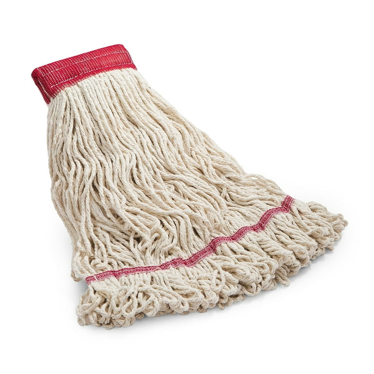 mop head - cotton / looped - white / 32oz - N