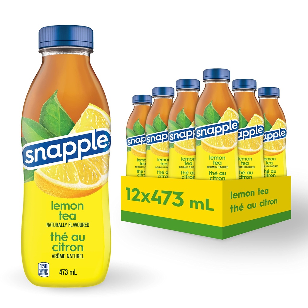 iced tea - LEMON - 473ml - Snapple - case/12