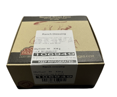 pouch - RANCH - 34g - box/50