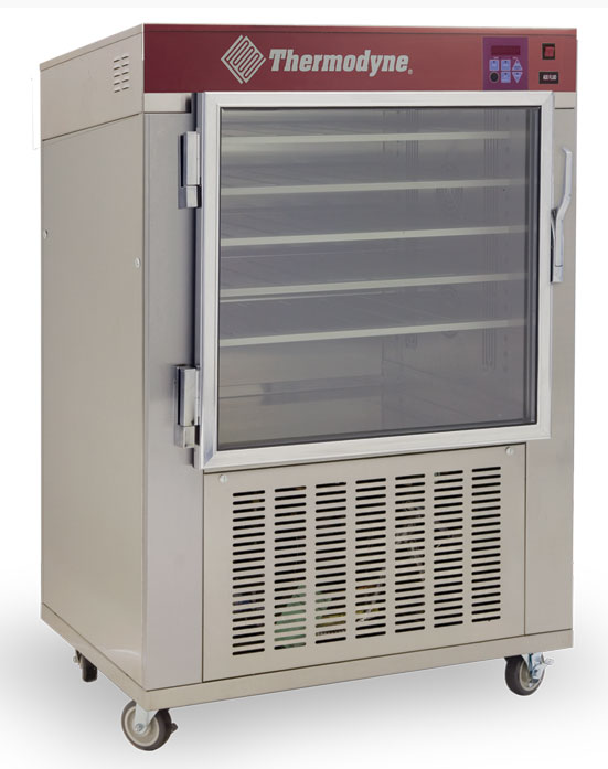 food warmer / COOK n CHILL - floor model - 5 shelf - Thermodyne / 700-DP - 1 glass front doors / solid back - casters - 1ph/208/26a/5438w - N