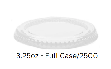 portion LID - PP - 3.25oz / 100ml - cs/2500 - SPL