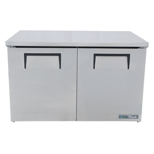 [811238-N] under counter - cooler - 2 door - 60" - Atosa / MGF8403GR - 2 shelf - casters - 120v/3a - N