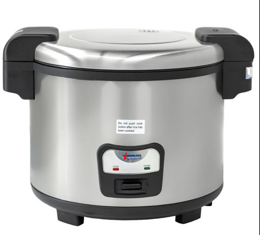 [755610-N] rice cooker / warmer - 60cup / 30cup raw - Omcan / 47591 - S/S - 120v/1500w - N
