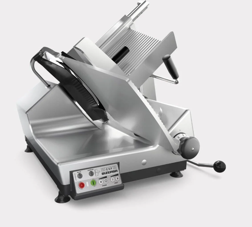 [870112-U] meat slicer - automatic - 13" - high volume - Bizerba / GSP HD C33 IP 33 - 1/3hp - sharpener - Germany - belt driven - 120v/6a - U